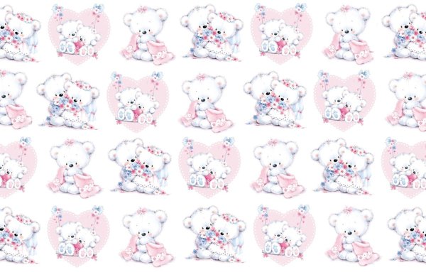 Набор наклеек для скрапбукинга мишка