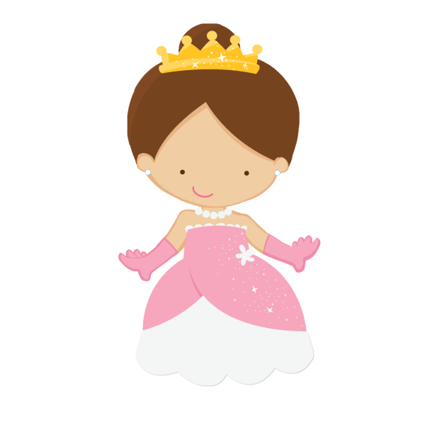 Мультяшные девочки в платьях