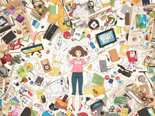 Коллаж предметы