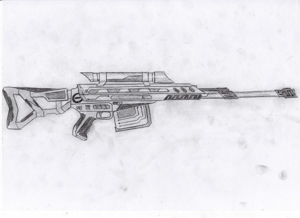 Револьвер эскиз