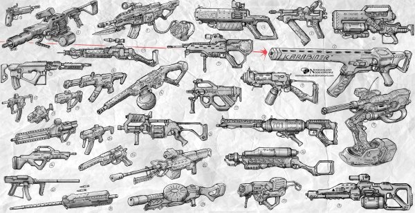 Револьвер карандашом