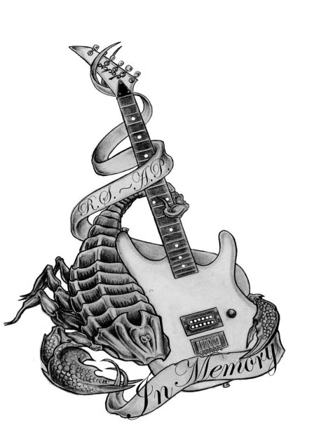 Электрогитара Фендер стратокастер силуэт вектор