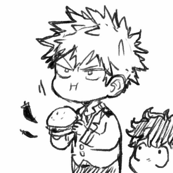 Мидория Чиби раскраска