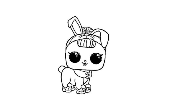 Раскраски куколки ЛОЛ питомцы