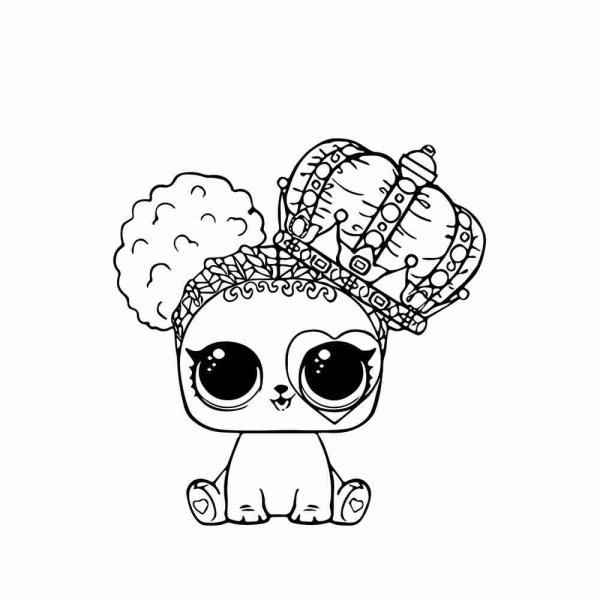 Раскраска ЛОЛ Королева