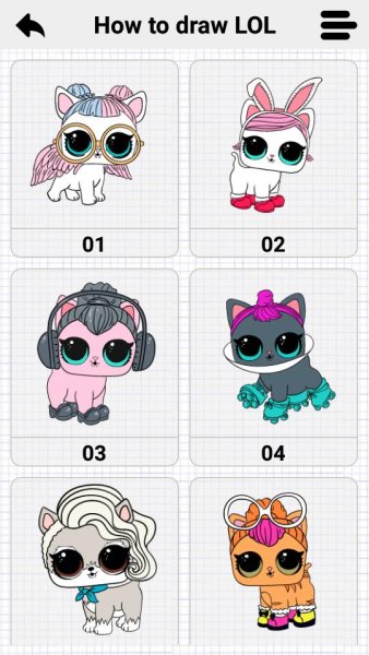 Раскраска ЛОЛ Единорожка питомец