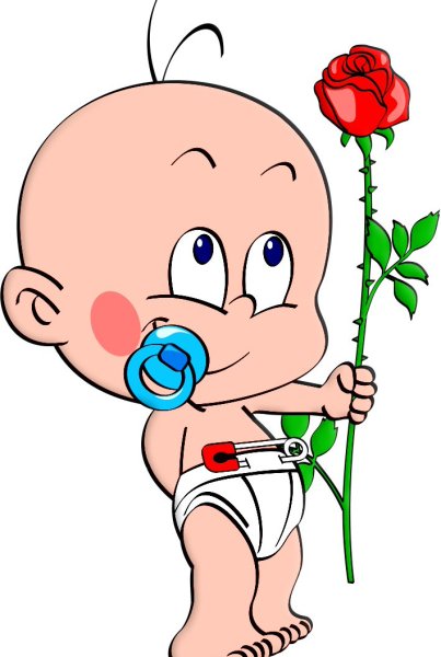 Карапузы на прозрачном фоне