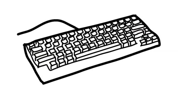 Клавиатура рисунок