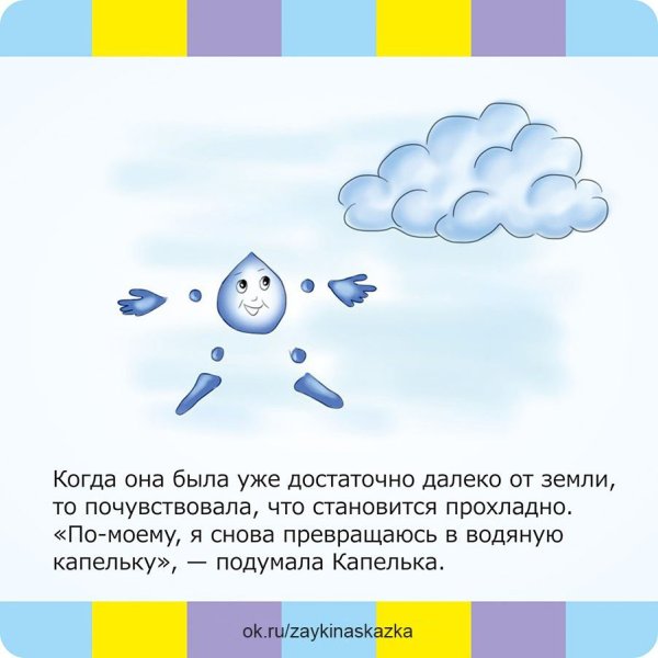 Сказка про капельку Мария Шкурина