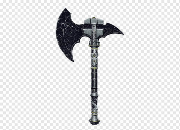 Секира на белом фоне