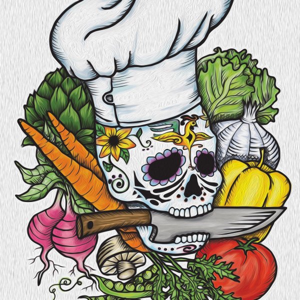 Тату поварская тематика