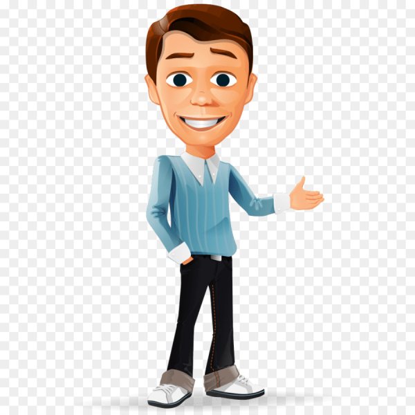 Мультяшный бизнесмен