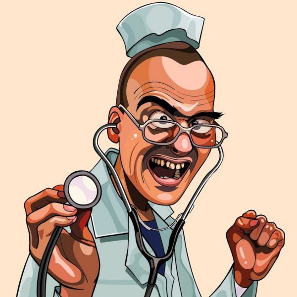 Молодой доктор мультяшный