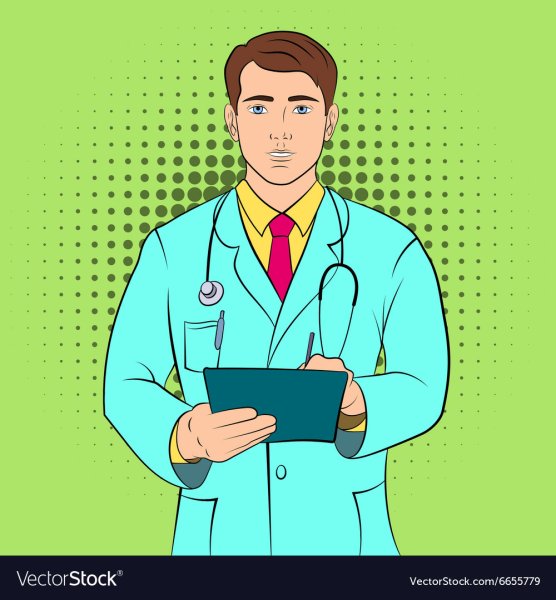 Доктор палец вверх иллюстрация