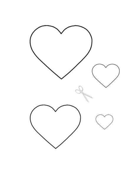 Сердечко тату эскиз
