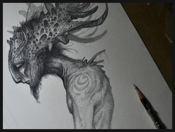 Страшные рисунки карандашом