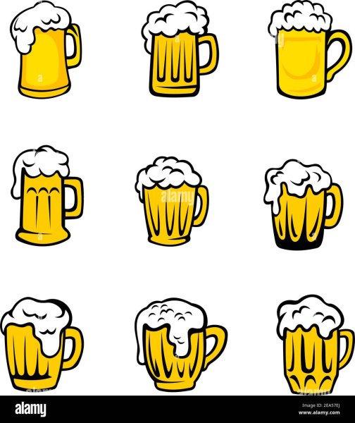 Эскиз кружки пива