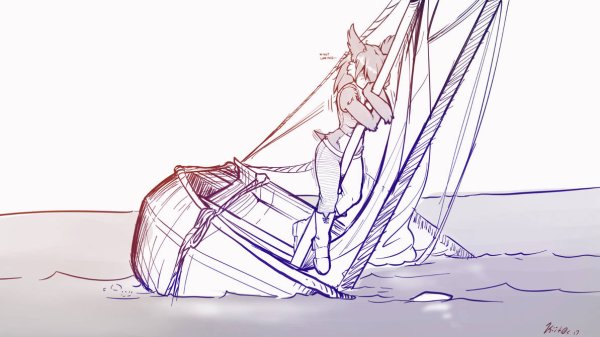 Корабль в перспективе