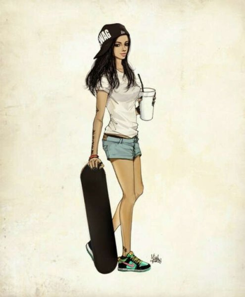 Мультяшные девочки 14 лет