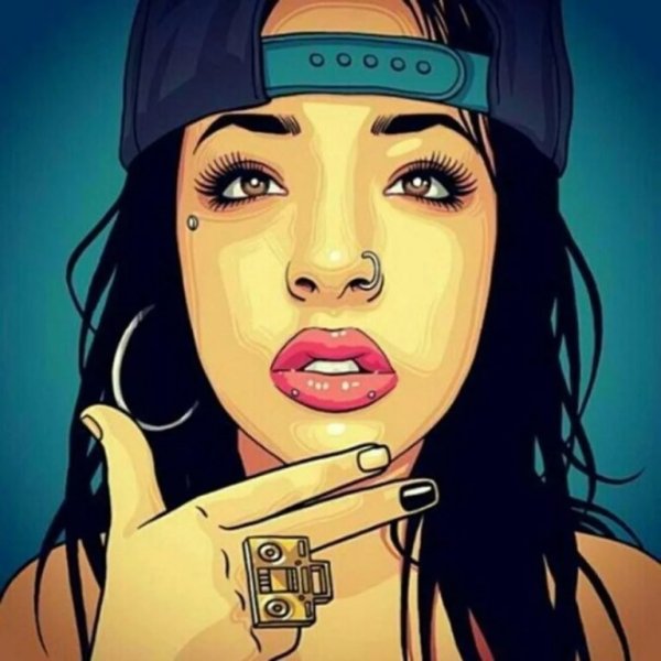 Рисунки для срисовки девушки крутые