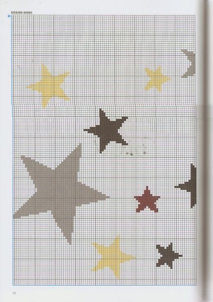 Звездочка вышивка крестиком