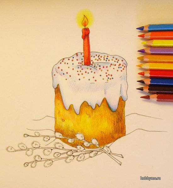 Рисунок на Пасху