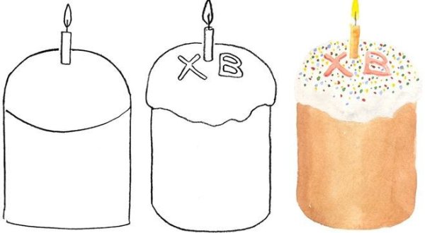 Рисунок на Пасху