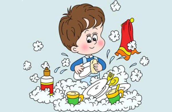 Дети мамины помощники