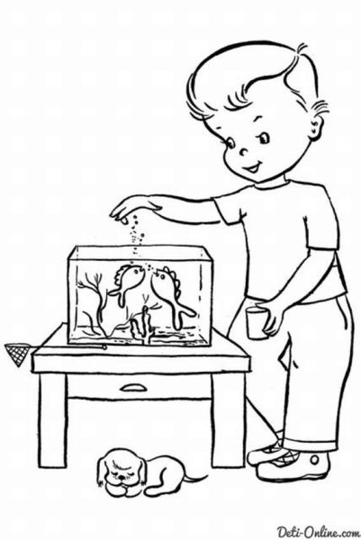 Раскраска помощники