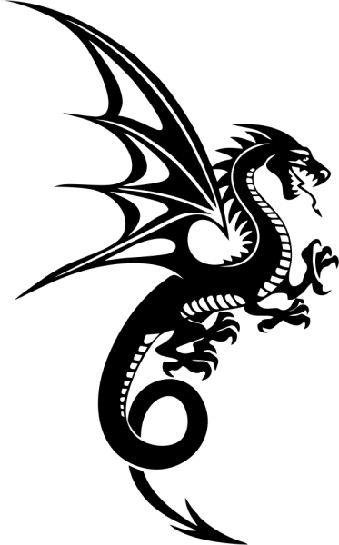 Красивые узоры дракон