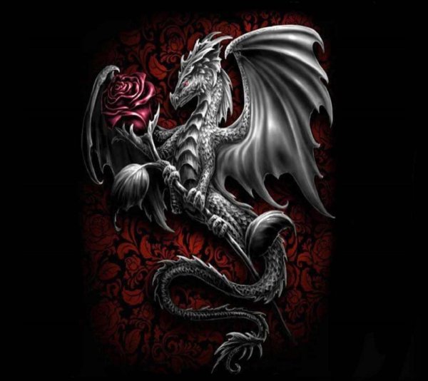 Тату дракон