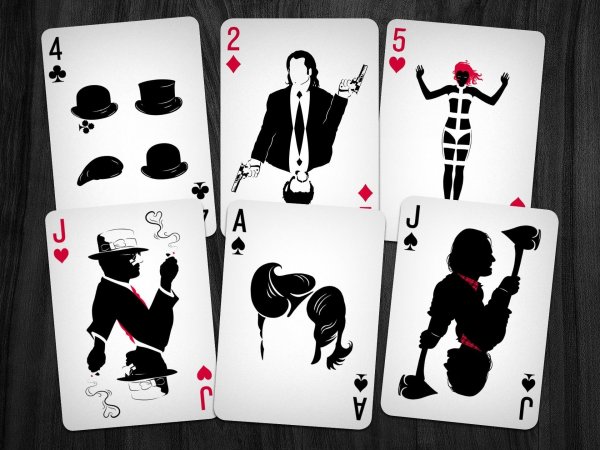 Игральные карты туз Покер