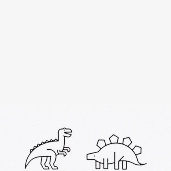 Динозавр Минимализм