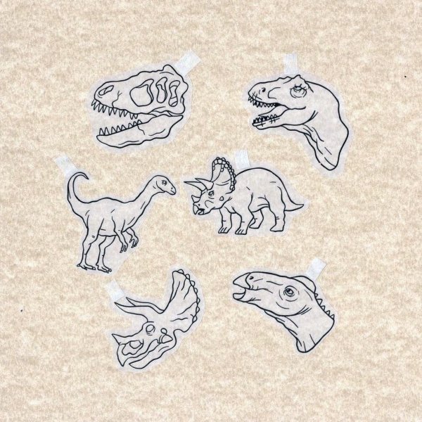 Скелет динозавра Минимализм