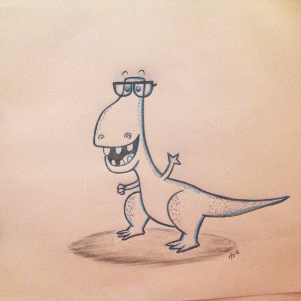 Динозавр Минимализм