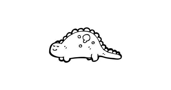 Диплодок динозавр вектор