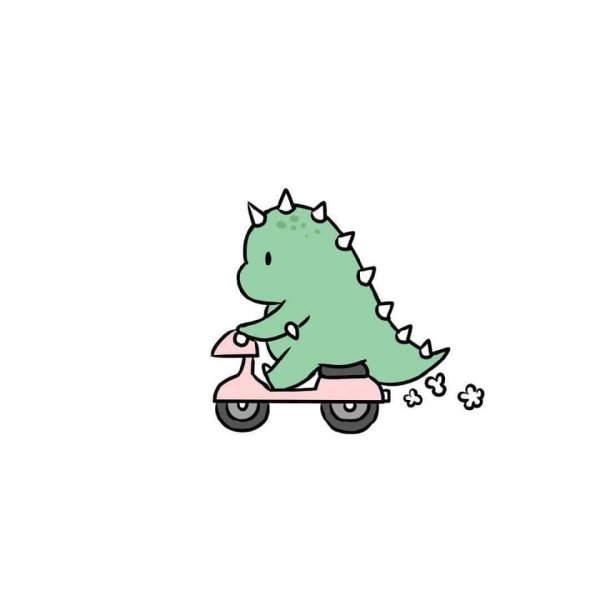 Динозаврики Минимализм