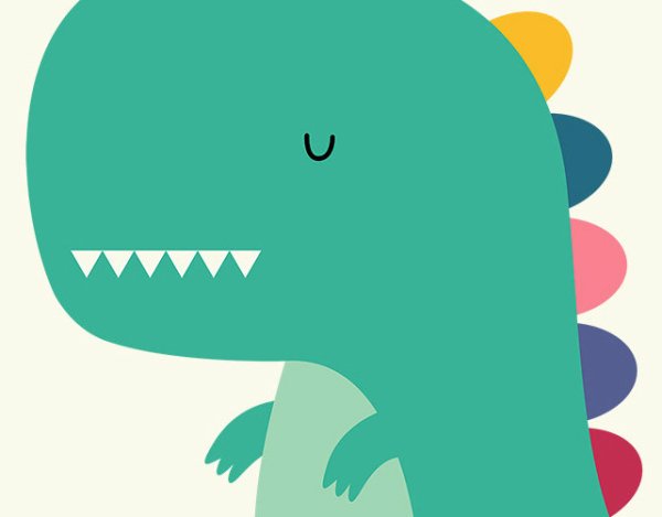 Динозавр Минимализм