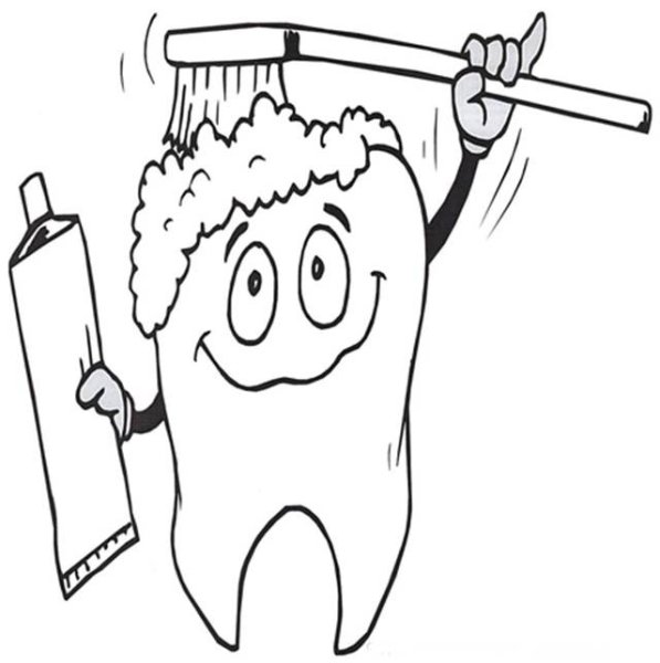 Раскраска здоровье