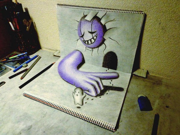 Самые крутые рисунки на бумаге