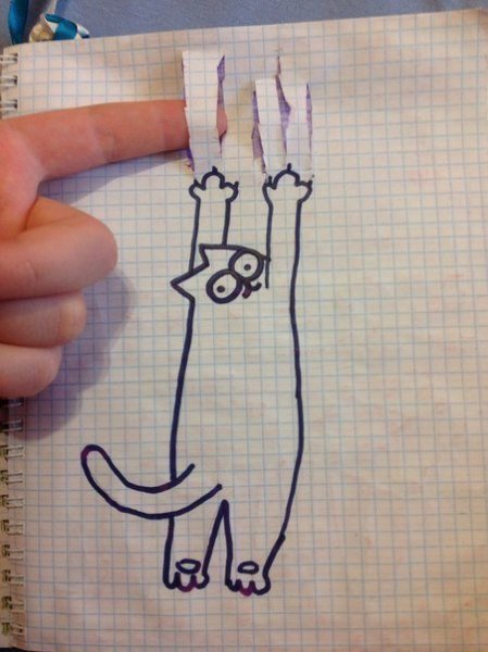 Лёгкие рисунки ручкой