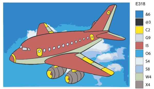 Самолет рисунок