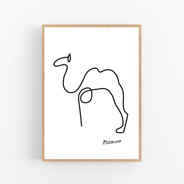 Пабло Пикассо картины одной линией