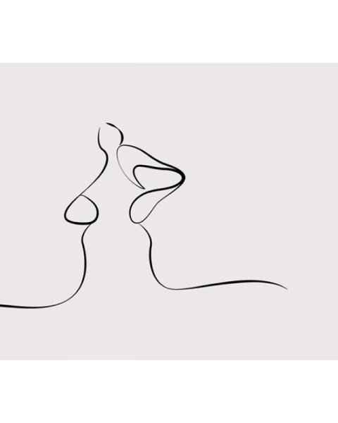 Силуэт одной линией