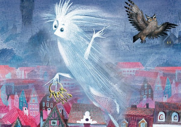 Пройслер маленькое привидение иллюстрации