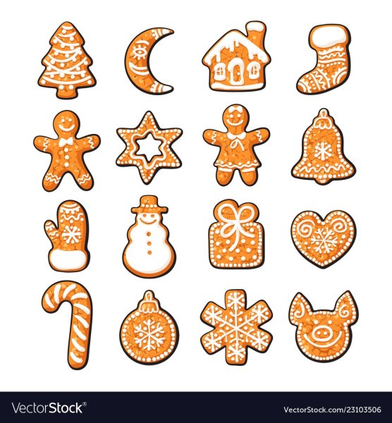 Печенье новогоднее для рисования