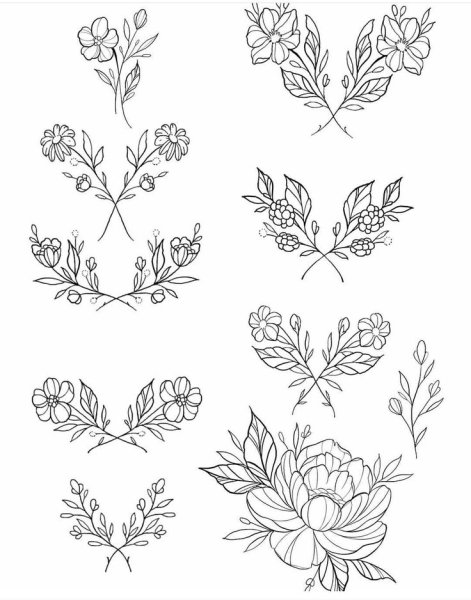 Рисунки в синих тонах