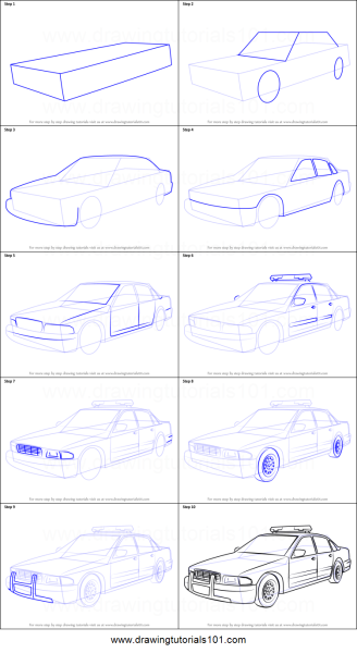 Как научиться рисовать машину спереди