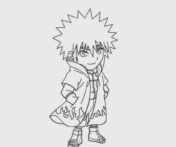 Нарисовать Наруто Чиби
