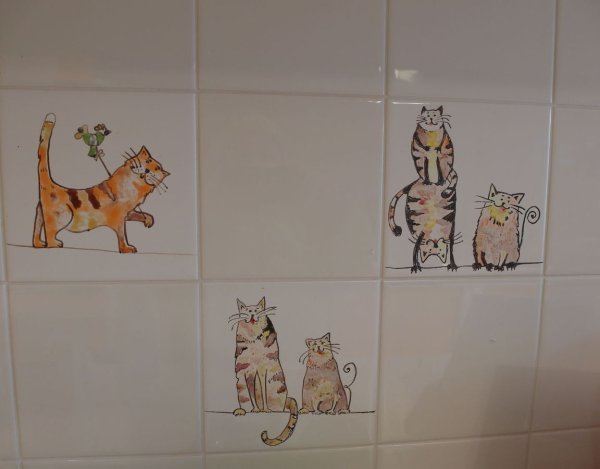 Керамическая плитка с рисунком